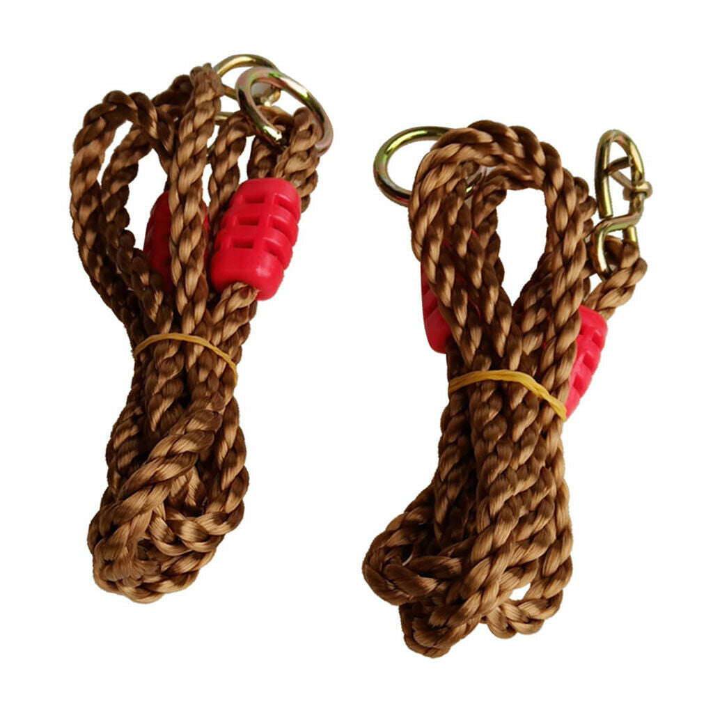 2Pieces Adjustable Nylon Swing Rope Hammock Hanging Tree Strap Extension