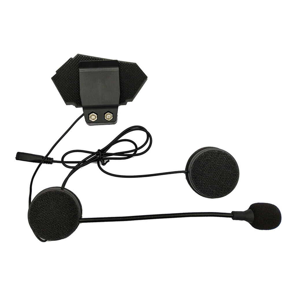 Motorcycle Helmet Headset Intercom Bluetooth Headphones Speaker Handsfree