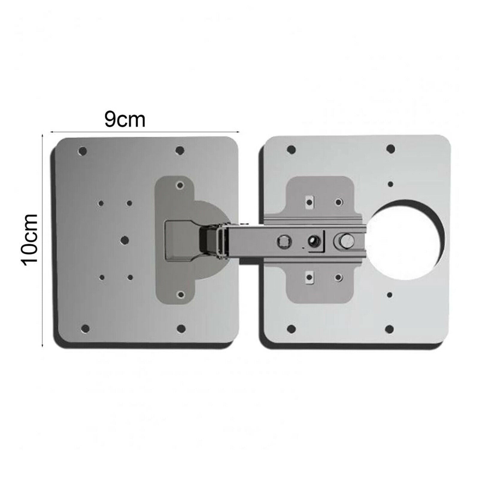 Stainless Steel Cabinet Hinge Repair Plate For Furniture Door Mending Hinges