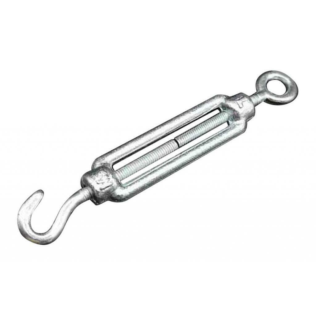 Stainless Steel Hook Eye Turnbuckle Wire Rope Tension Turnbuckle 10mm/0.39''