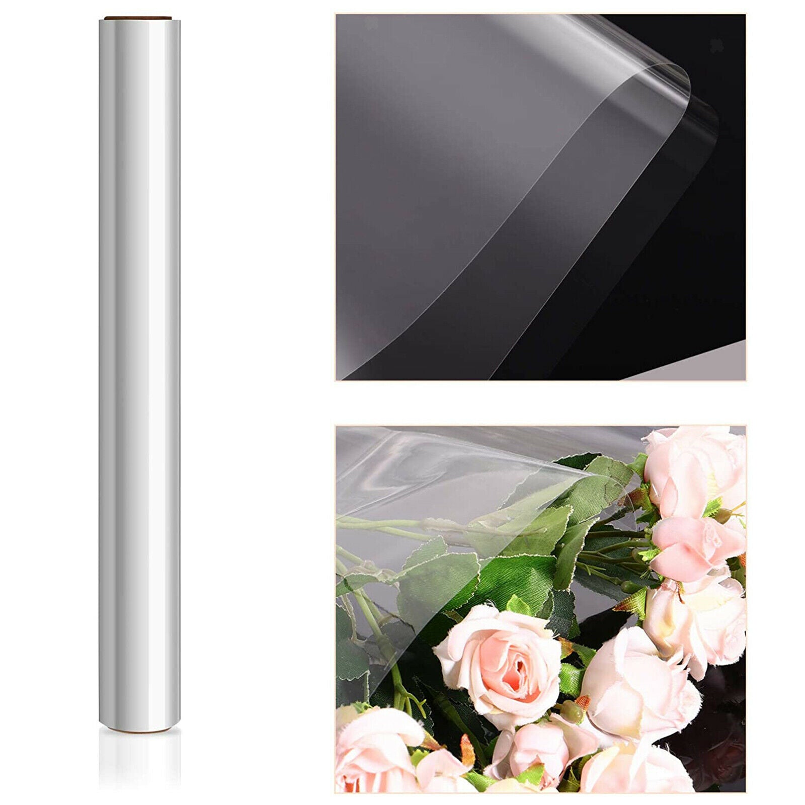 Clear Cellophane Wrapping Paper Floral Wrap Paper Food Candy Decoration