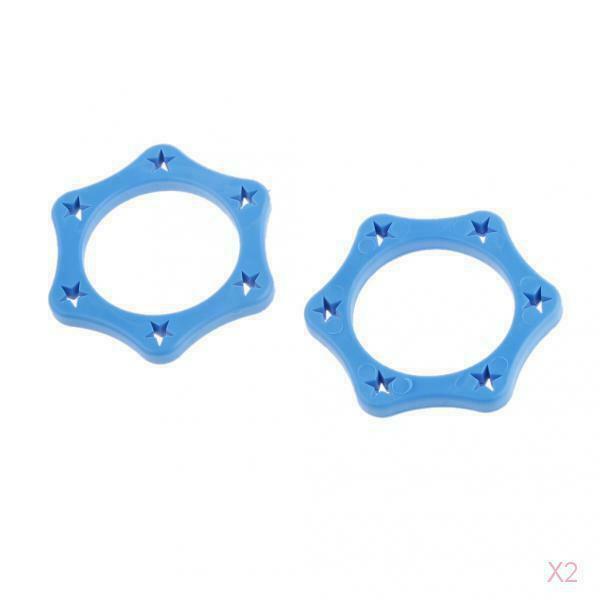 Almencla Hexagon Microphone Shockproof Protection Anti-slip Ring Blue