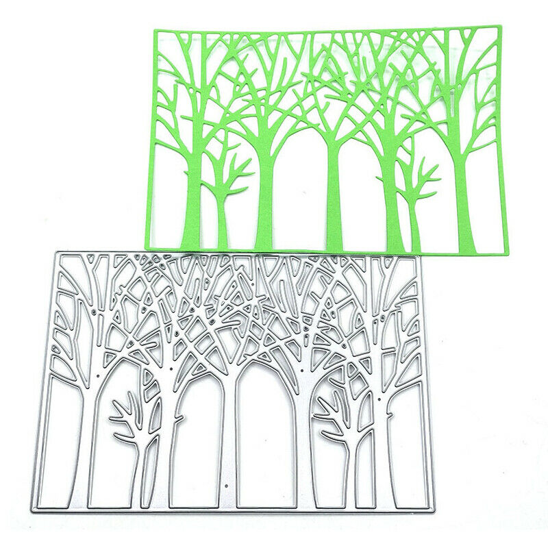 Nice Tree Cutting Dies Background Metal Cutting Dies Stencils For Card Ma.l8