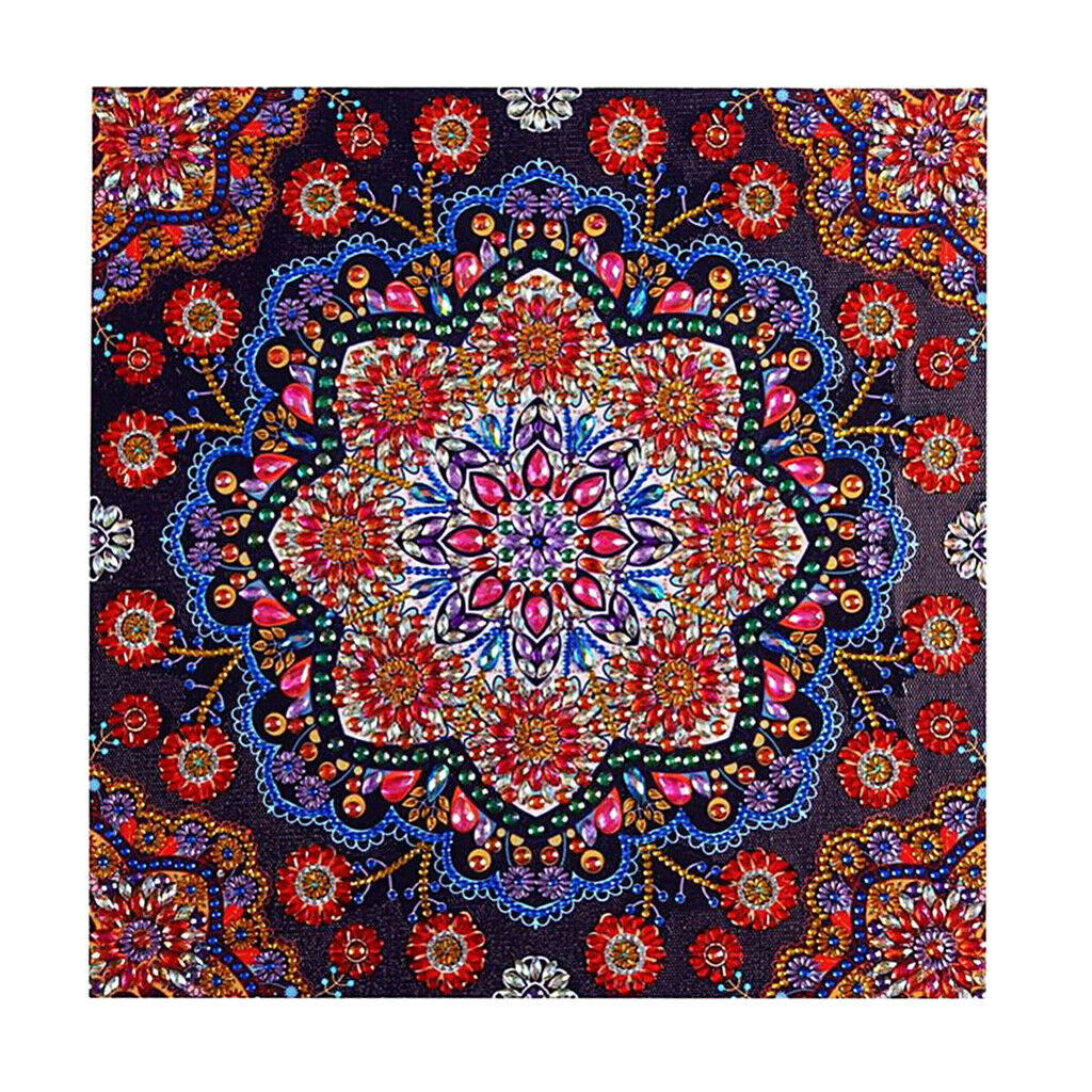 Special Shaped Flower Diamond Painting Kit Cross Stitch Kits DIY Gift Red