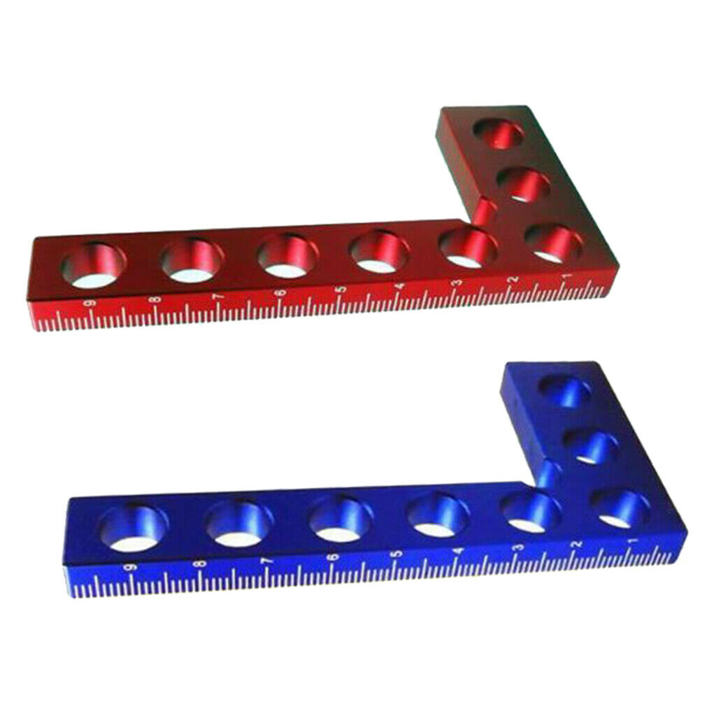 2x Heavy-duty 4inch Aluminium Metal Right Angle Clamps for Picture Frame