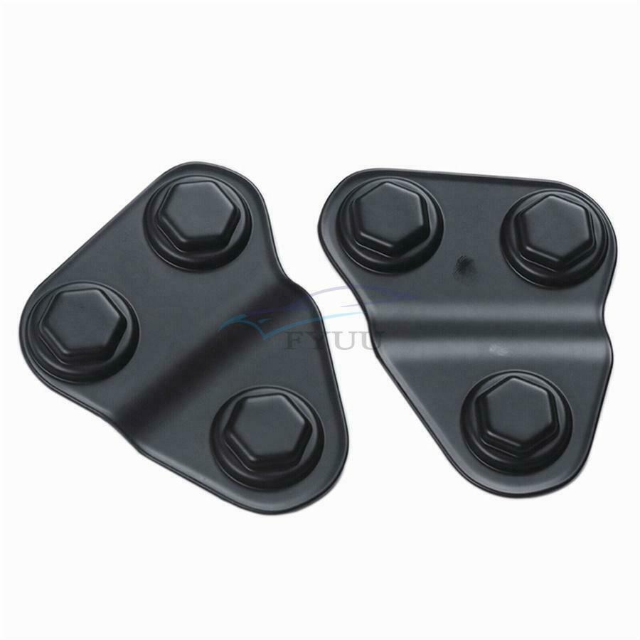 2pcs  Auto Parts Door Screw Protector Cover Trim For Jeep Wrangler JLU 2018-2021