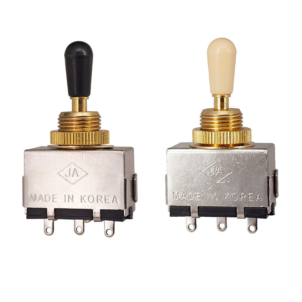 Finest 2Pcs Metal Tone Toggles Switches for LP EPI Style Guitar Accessory