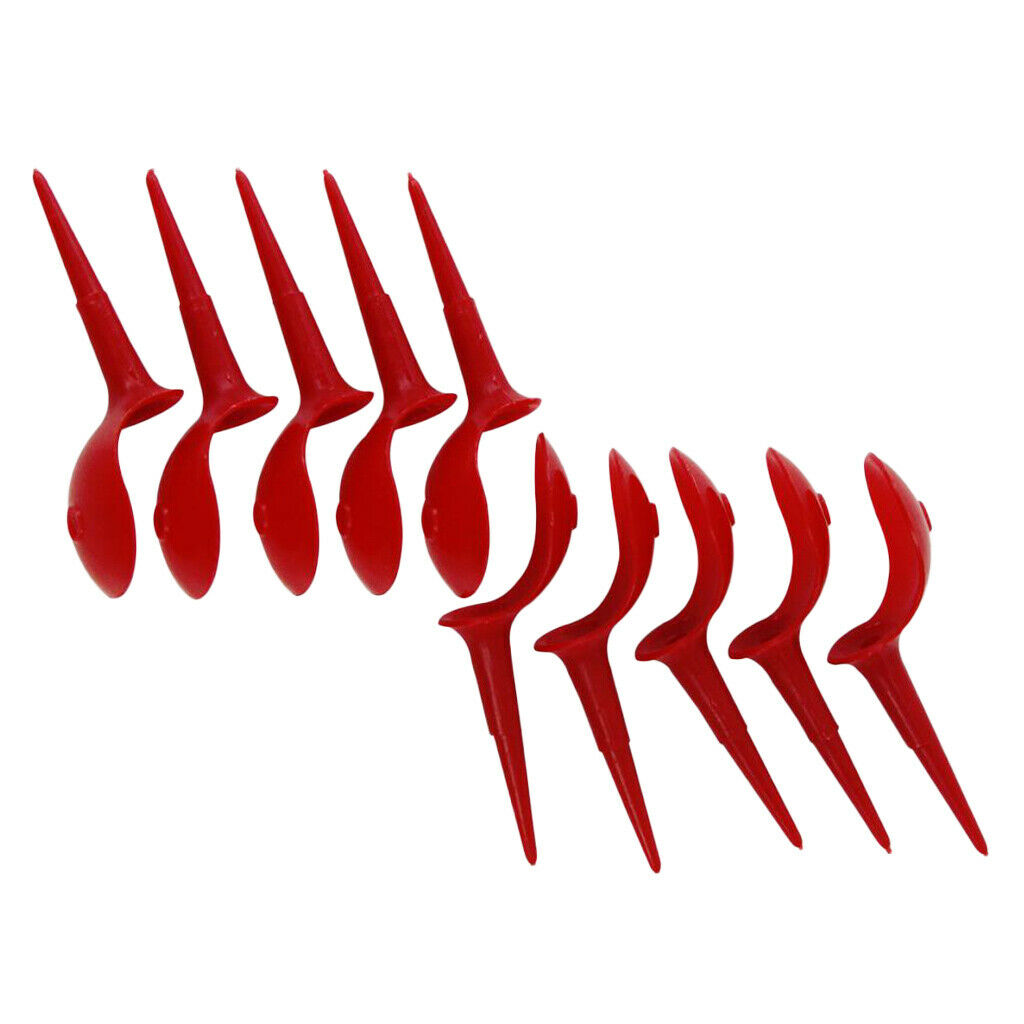 3X 10x   Plastic   Red   Chair   Golf   Tee   Outdoor   Golf   Ball   Holder