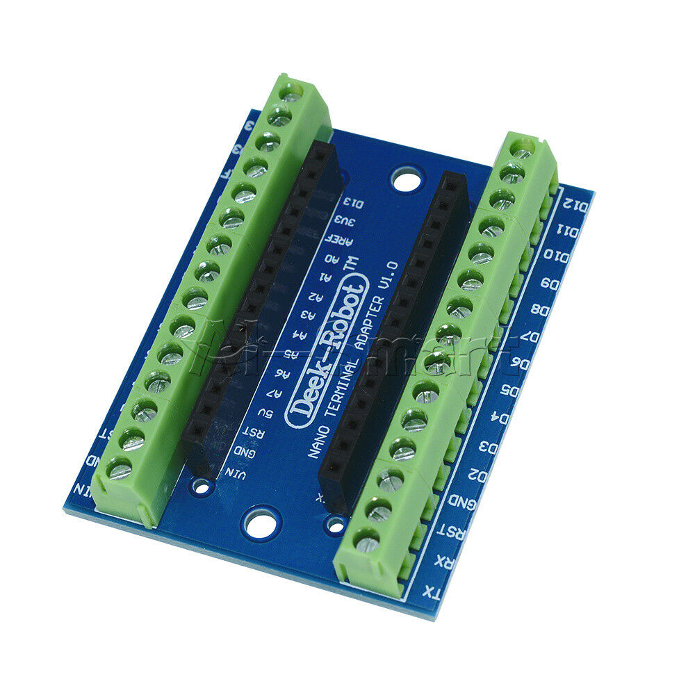 Nano V3.0 Terminal Adapter for the Arduino Nano AVR ATMEGA328P-AU Module Board