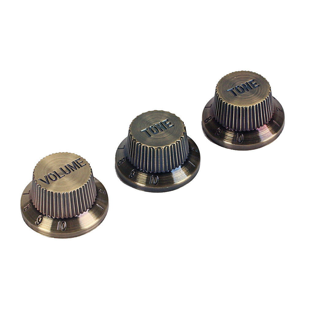 3x ABS Plastic  Control Knobs Caps 1V2T Replacements for Electric