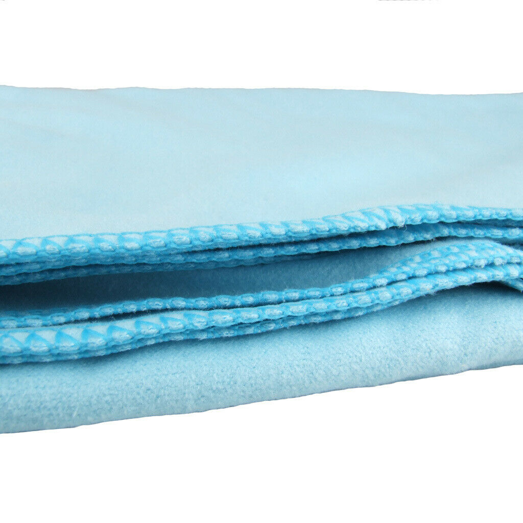 Soft Microfiber Quick Dry Towel Sports Bath Gym Travel Swim Light blue
