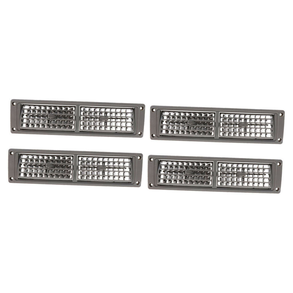 4pcs Universal A/C Air Vent Exhaust Outlet Grill Cover for Yacht RV Marine Boat