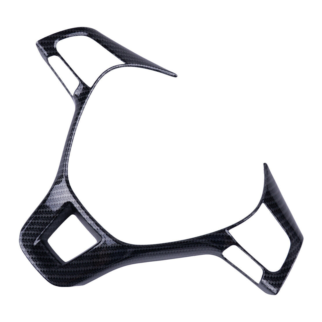 Carbon Fiber Style Steering Wheel Cover Trim Fit for VW Jetta/Tiguan 2017-19 Atn