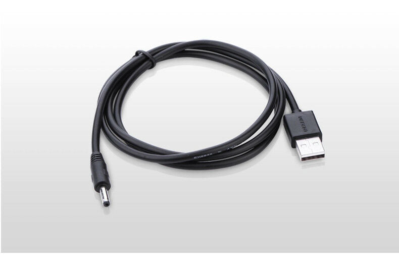 New USB 2.0 A Male to 3.5mm Barrel Connector Jack 5V DC Charger Power Cable Cord