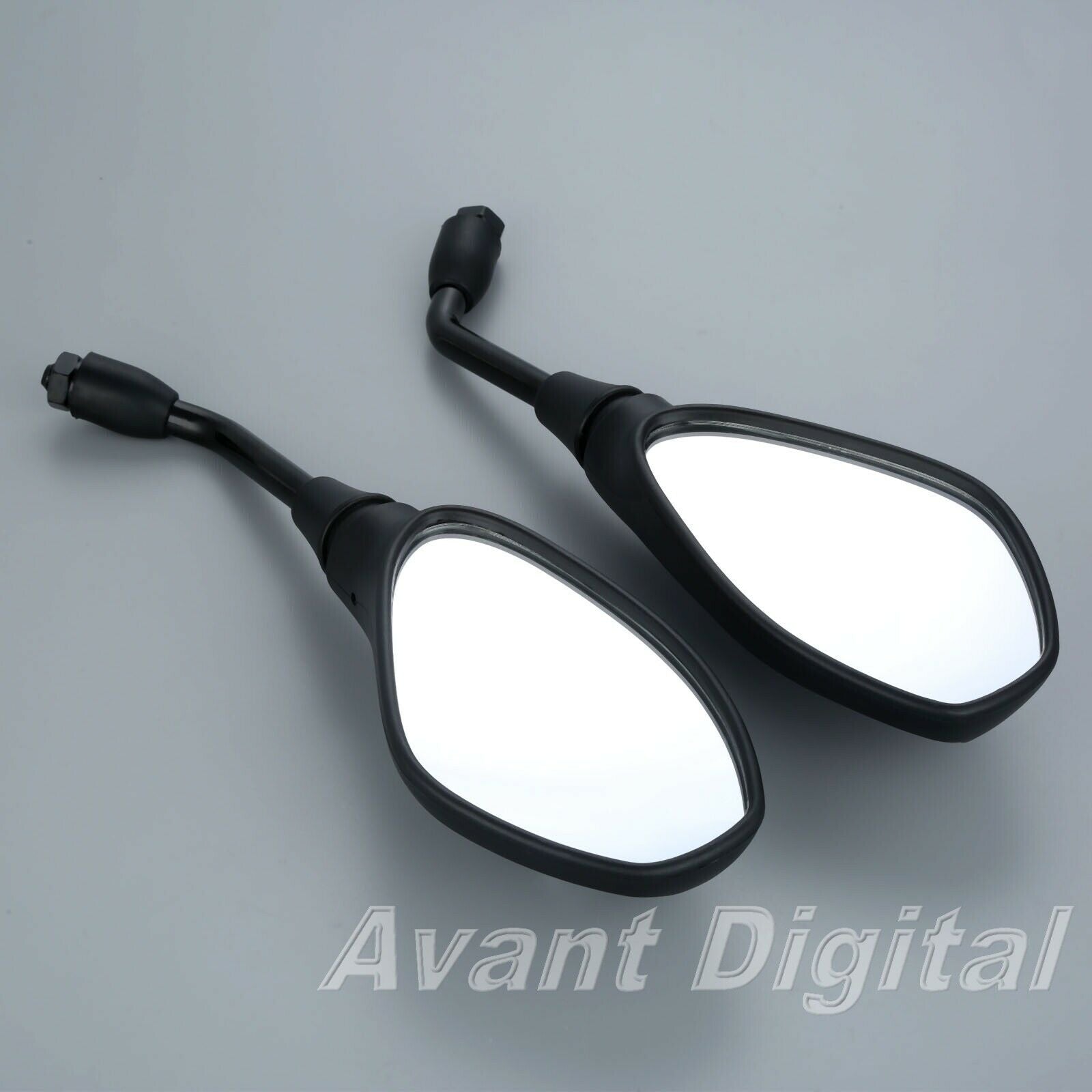 2x 10mm Motorcycle Side Rear View Rearview Mirrors For Yamaha Stratoliner 2011