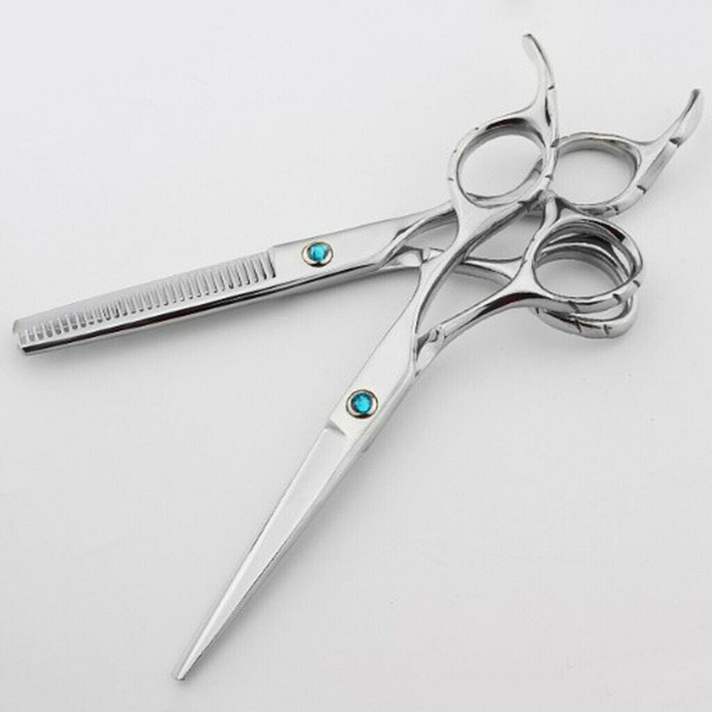 7Pcs 7" Pro Hair Cutting Scissors Set Haircut Home Shears Comb Tool Kit