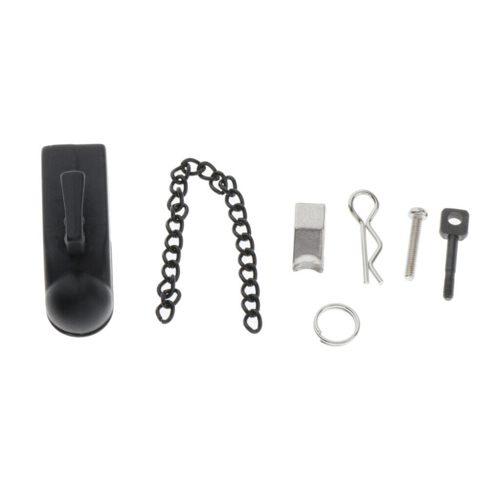 Tow Winch Hook Trailer Chain Trailer Hitch for 1/10 RC Crawler Car Accessories
