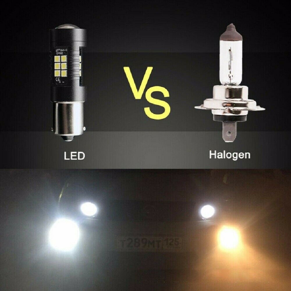 1Pcs LED Car White Bulb BA15S P21W 1156 Backup Reverse Light 21-SMD 3030 US
