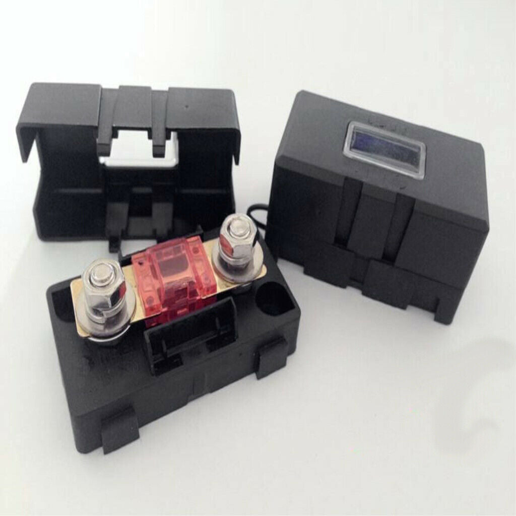 Automotive Car Mini ANS Fuse Holder Fusebox Block Dustproof Cover 80A+100A