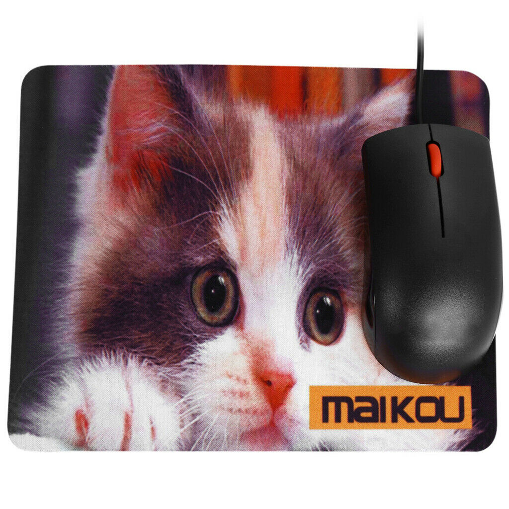 Maikou Gaming Mouse Pad Computer Desk Mat 180*200mm white + gray