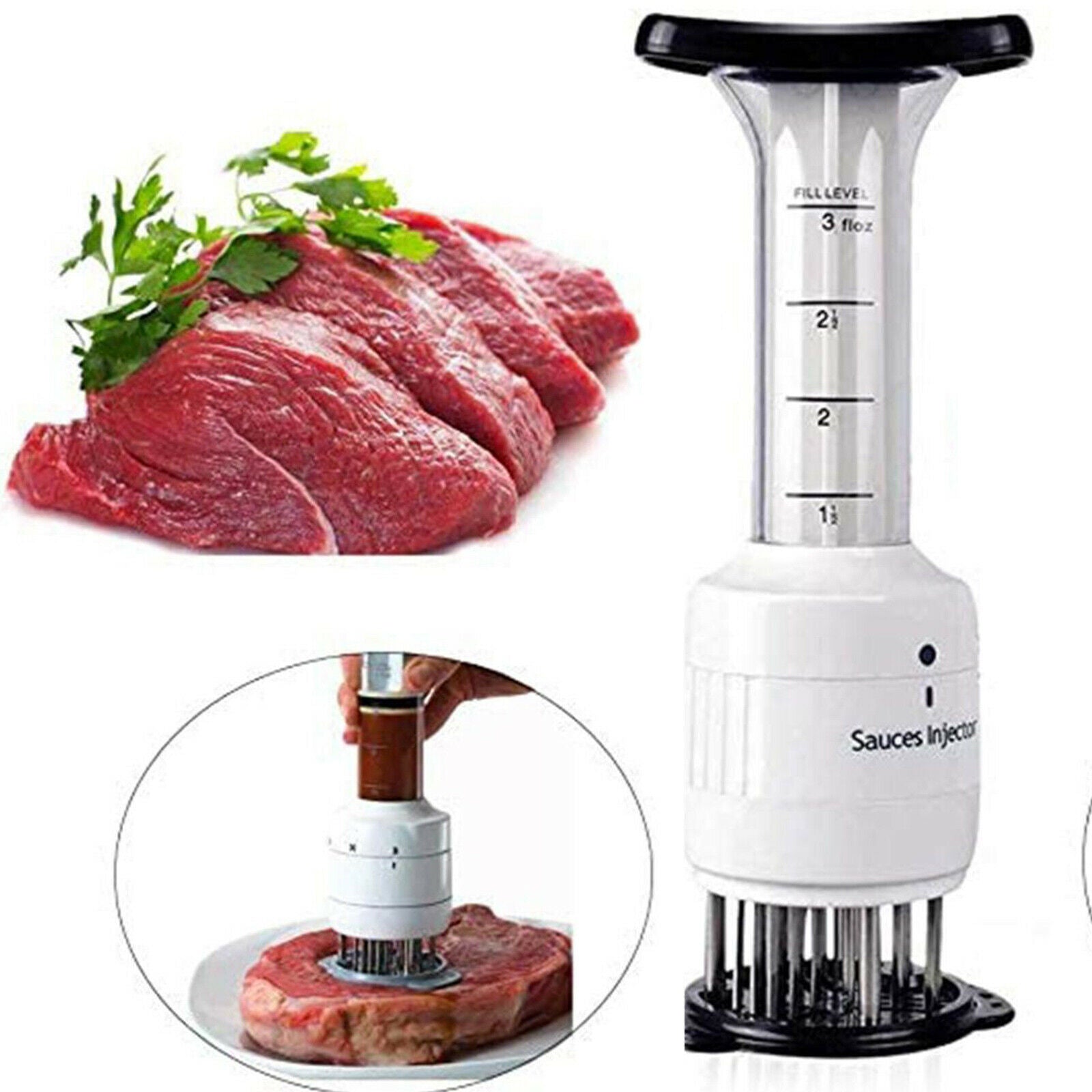 Meat Tenderizer Meat Injector Needle for Tenderizing Chicken Kitchen BBQ