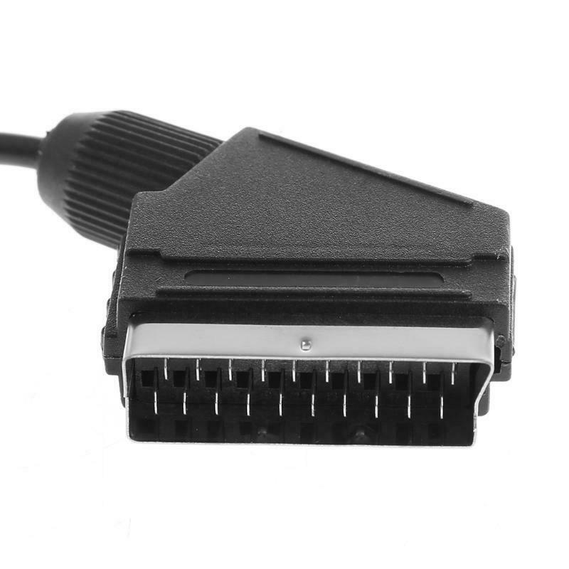 1.8M/6FT Scart Cable AV TV Video For SNES Game cube N64 NGC Console