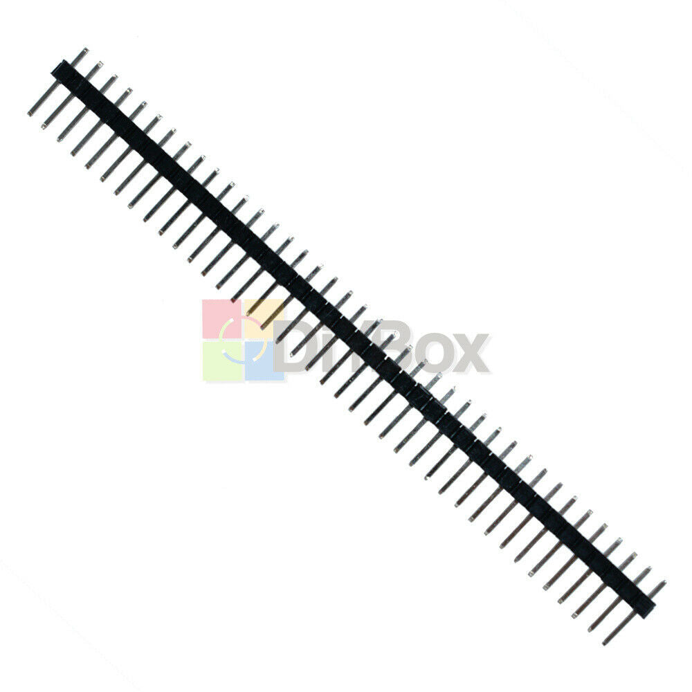 100x Fit For Ardunio 40Pin 2.54mm Single Row Straight Male Pin Header Strip PBC