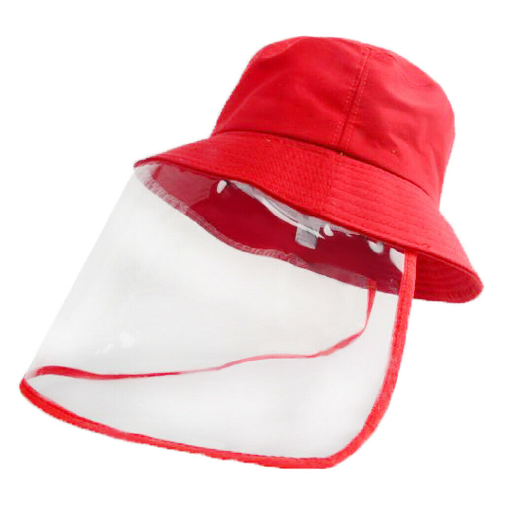 Bucket Hat Windproof Sun Protection Outdoor Fishing   Hat Red