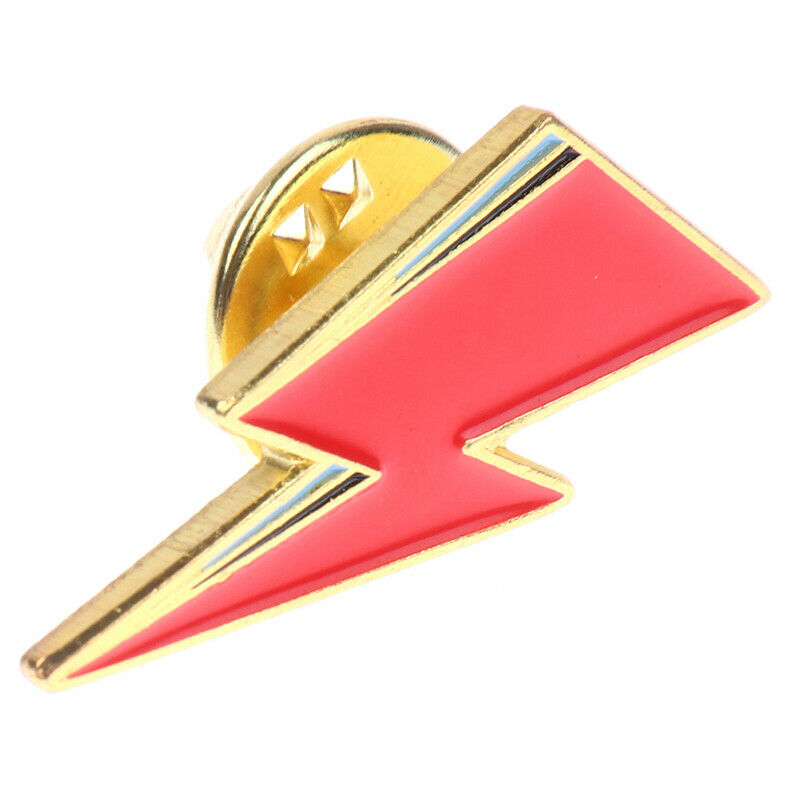 Cartoon Lightning Alloy Brooch Personalized Cartoon Red Lightning Jewelry.l8