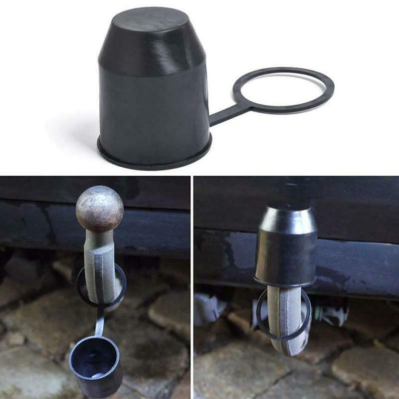 Automobile Tow Bar Ball Cover Dustproof Prptector Shelter Cap for Trailer RV