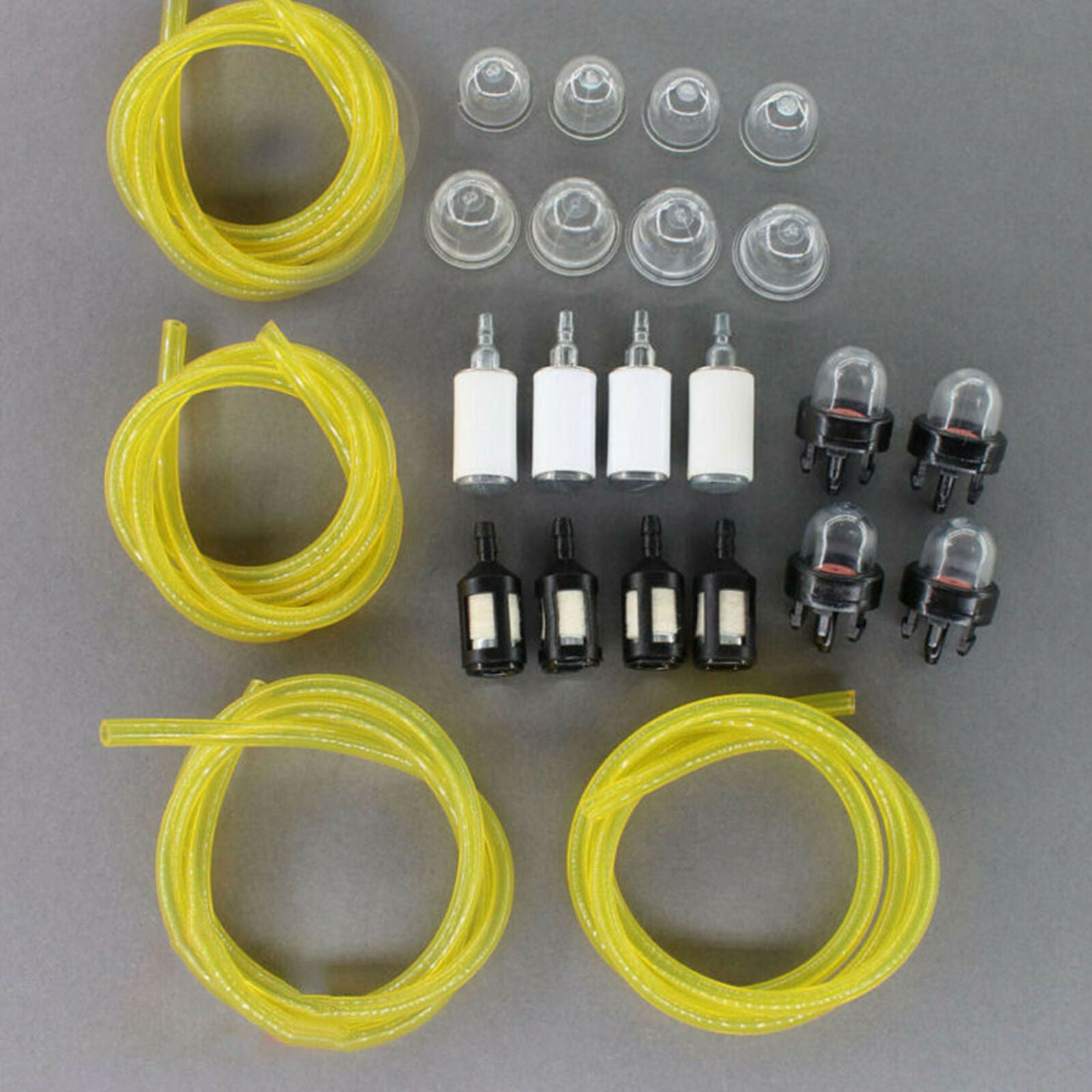 New 4 Sizes Tygon Fuel Filter Line Primer Bulb Kit For Poulan Weedeater Chainsaw