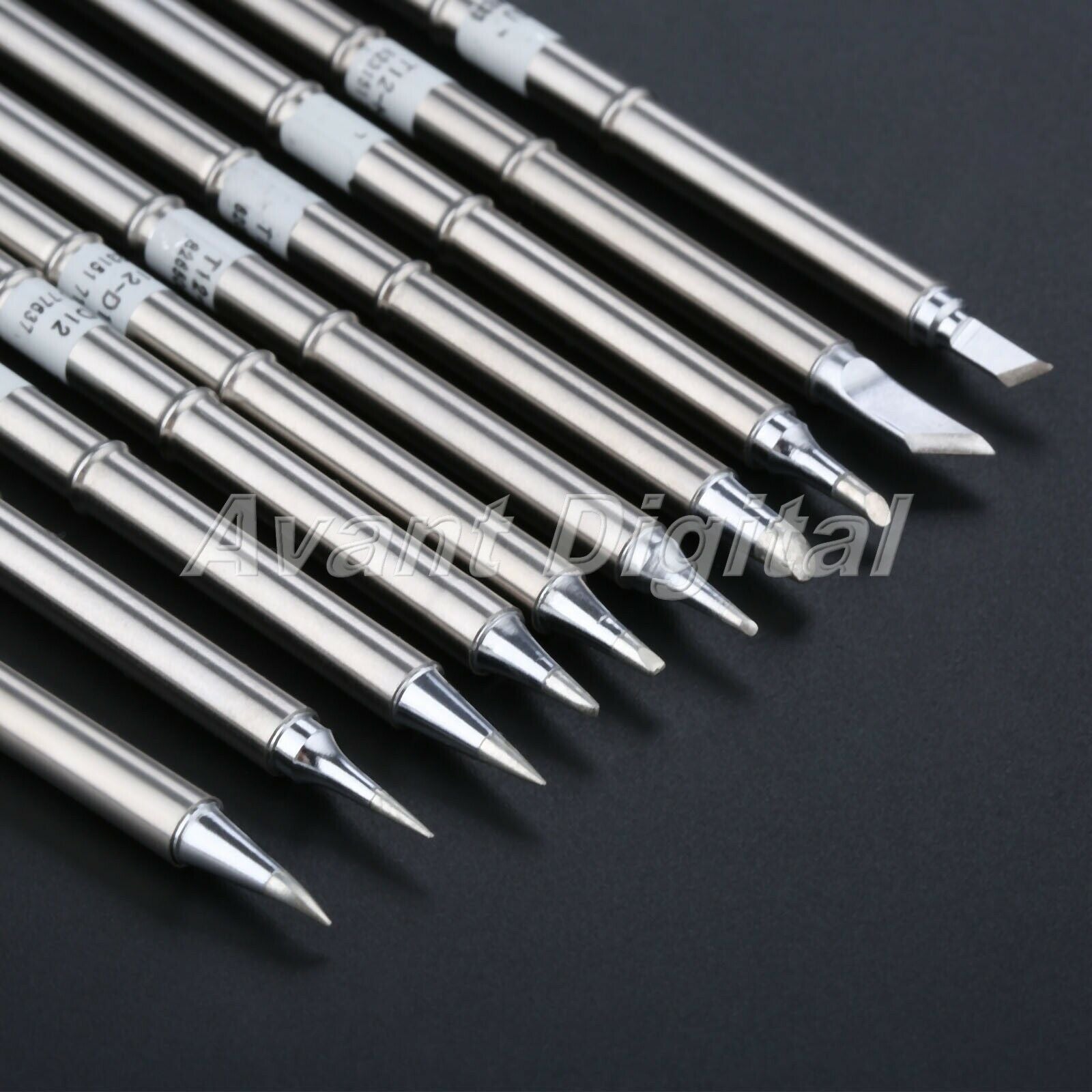 10pcs T12 Series Soldering Solder Iron Tips Welding Tool Replacement for Hakko