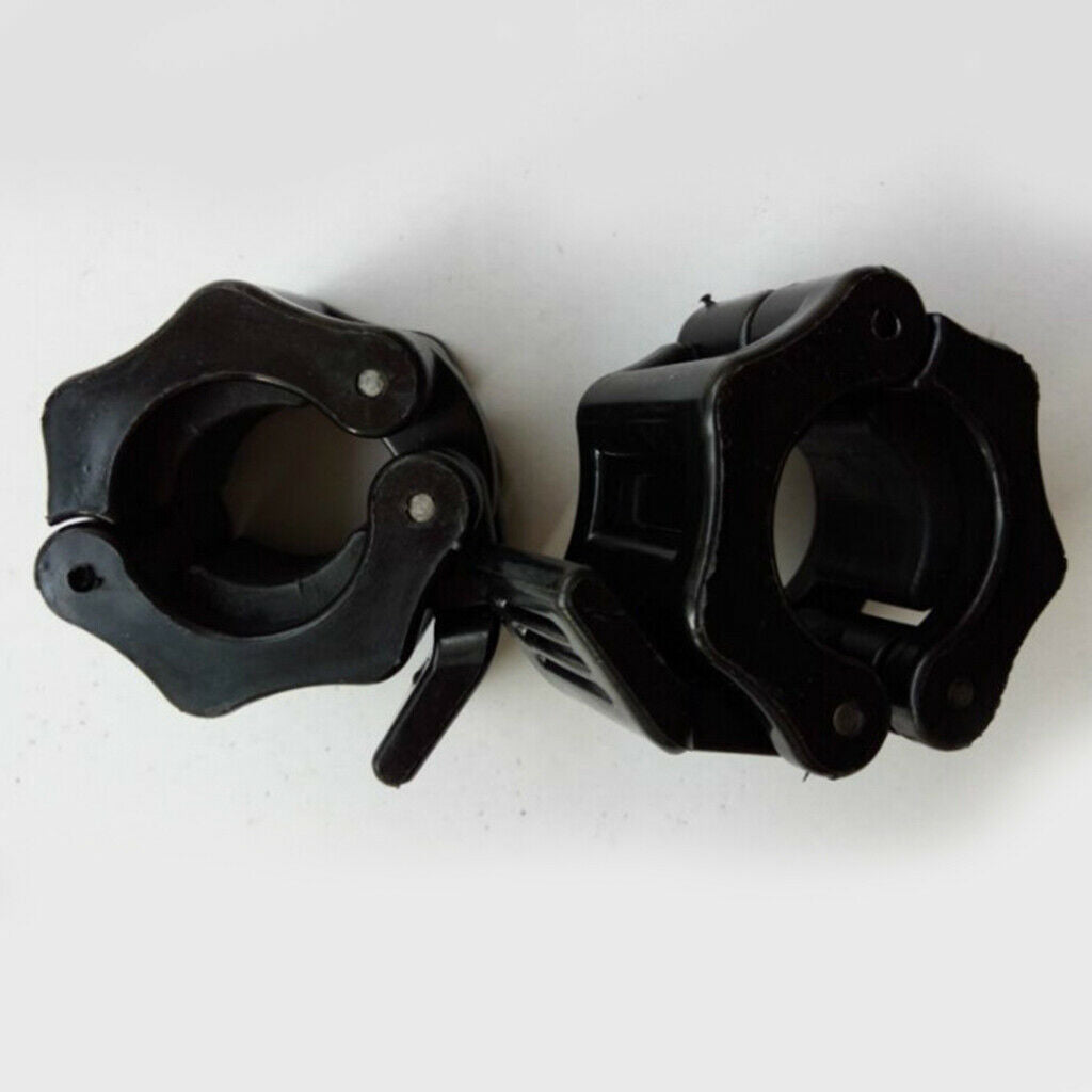 8x Standard 1'' Barbell Clamp Collar Clips for Weightlifting Bar Adjuster
