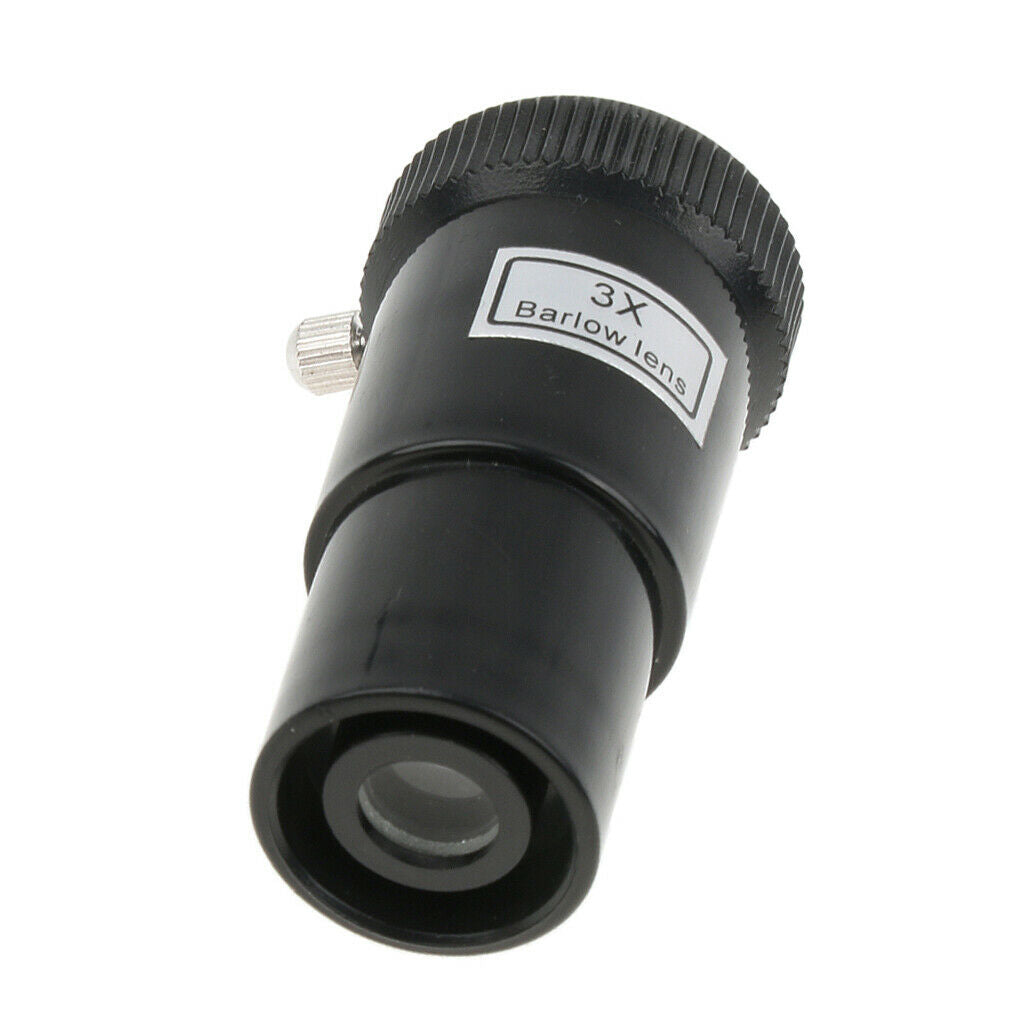 0.965" 3X Magnification Barlow Lens Plastic Design for Telescope Eyepiece