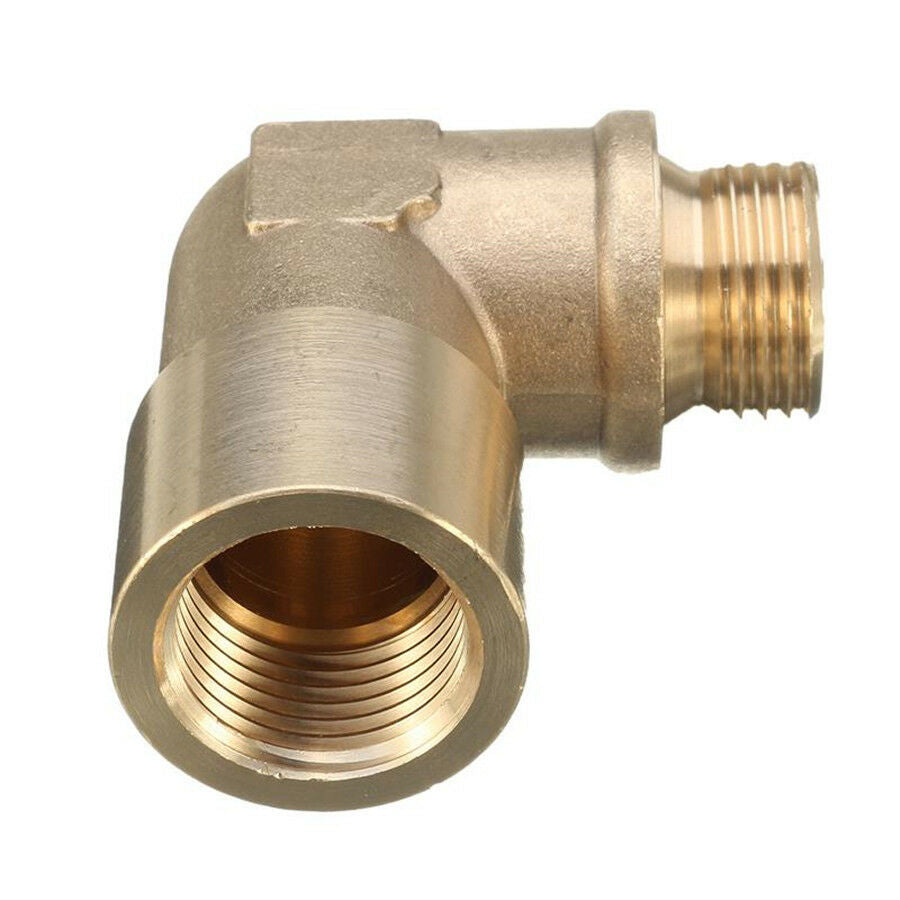 90 Angled O2 Oxygen Sensor Extender Spacer for Decat Hydrogen Brass M18x1