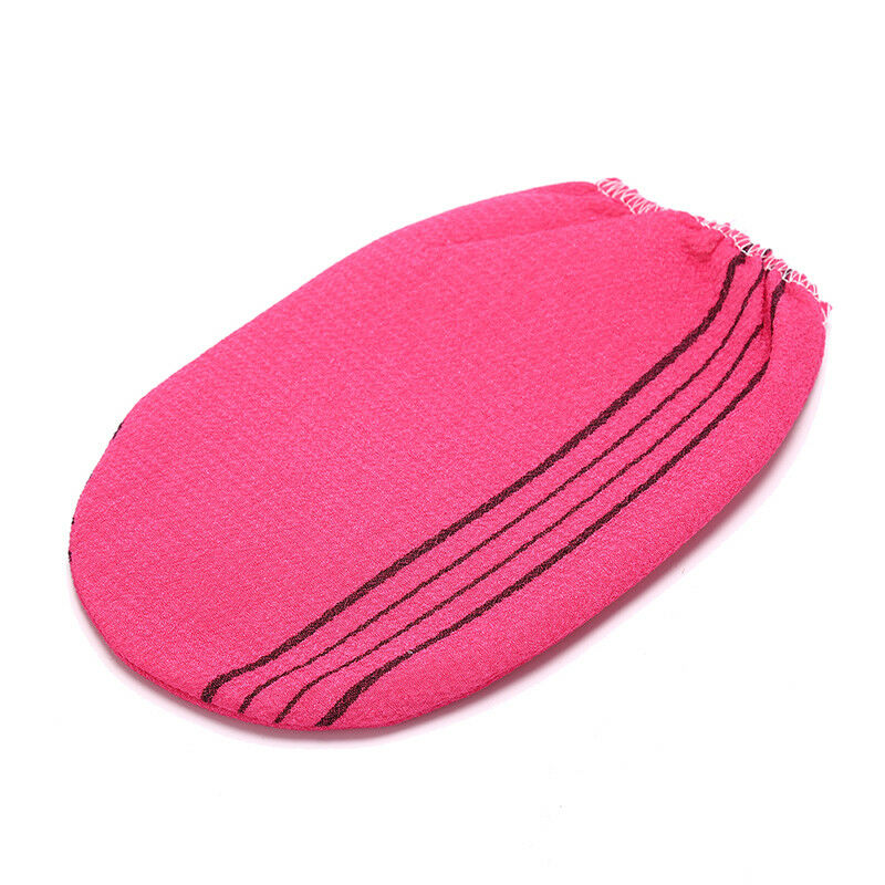 Bath scrub mitt gloves massage scrubber shower wash skin spa shower tools.l8