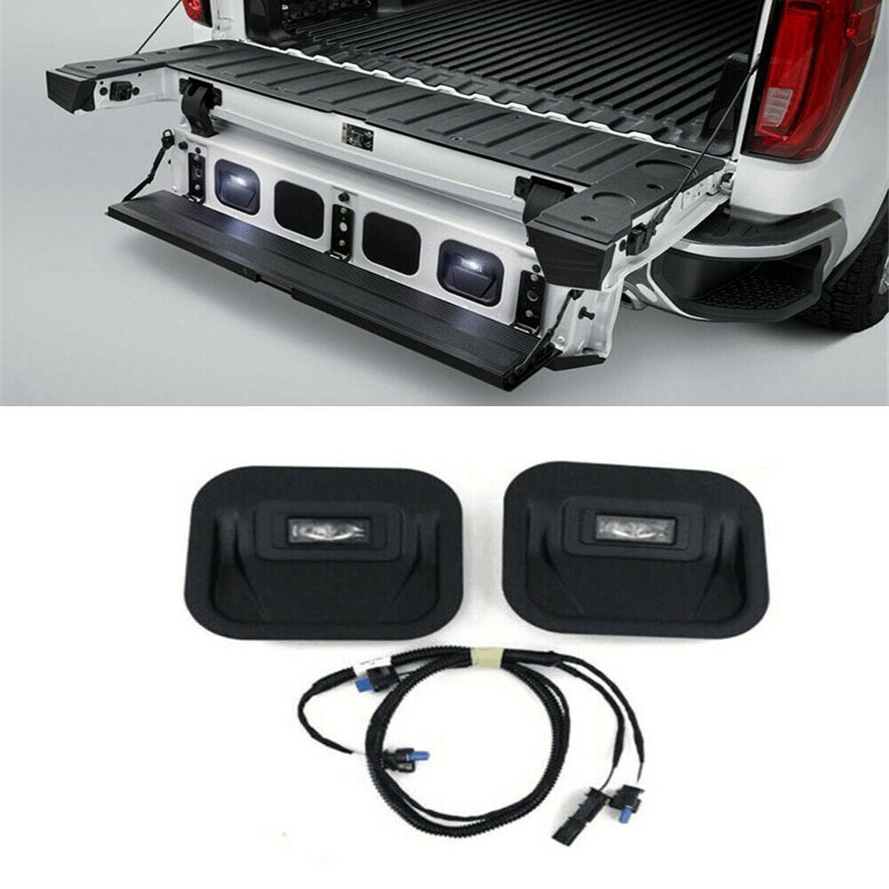 2x LED Tailgate Step Light Kit Part# 84347814 For GMC Sierra 1500 2500HD 3500HD
