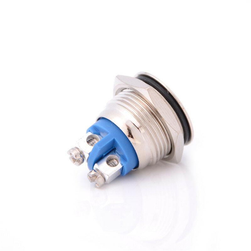Hot 16mm Start Horn Button Momentary Stainless Steel Metal Push Button Sw.l8