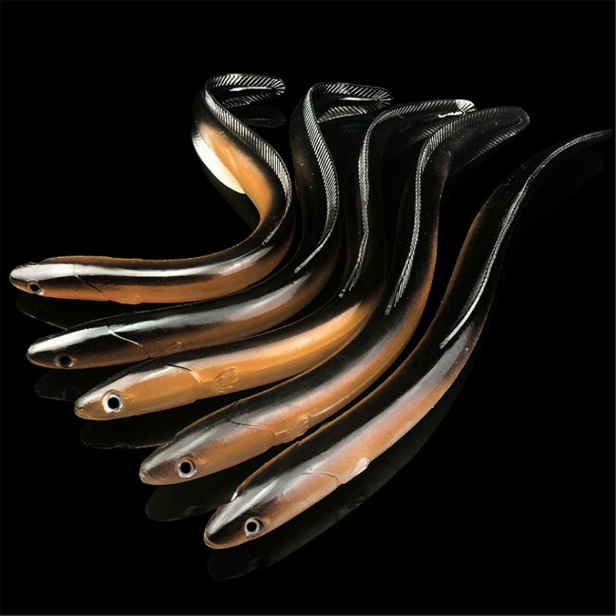 1pc 30CM PVC Soft Sand Eel Saltwater Fishing Lures Bait Cod Bass Pollock Sand