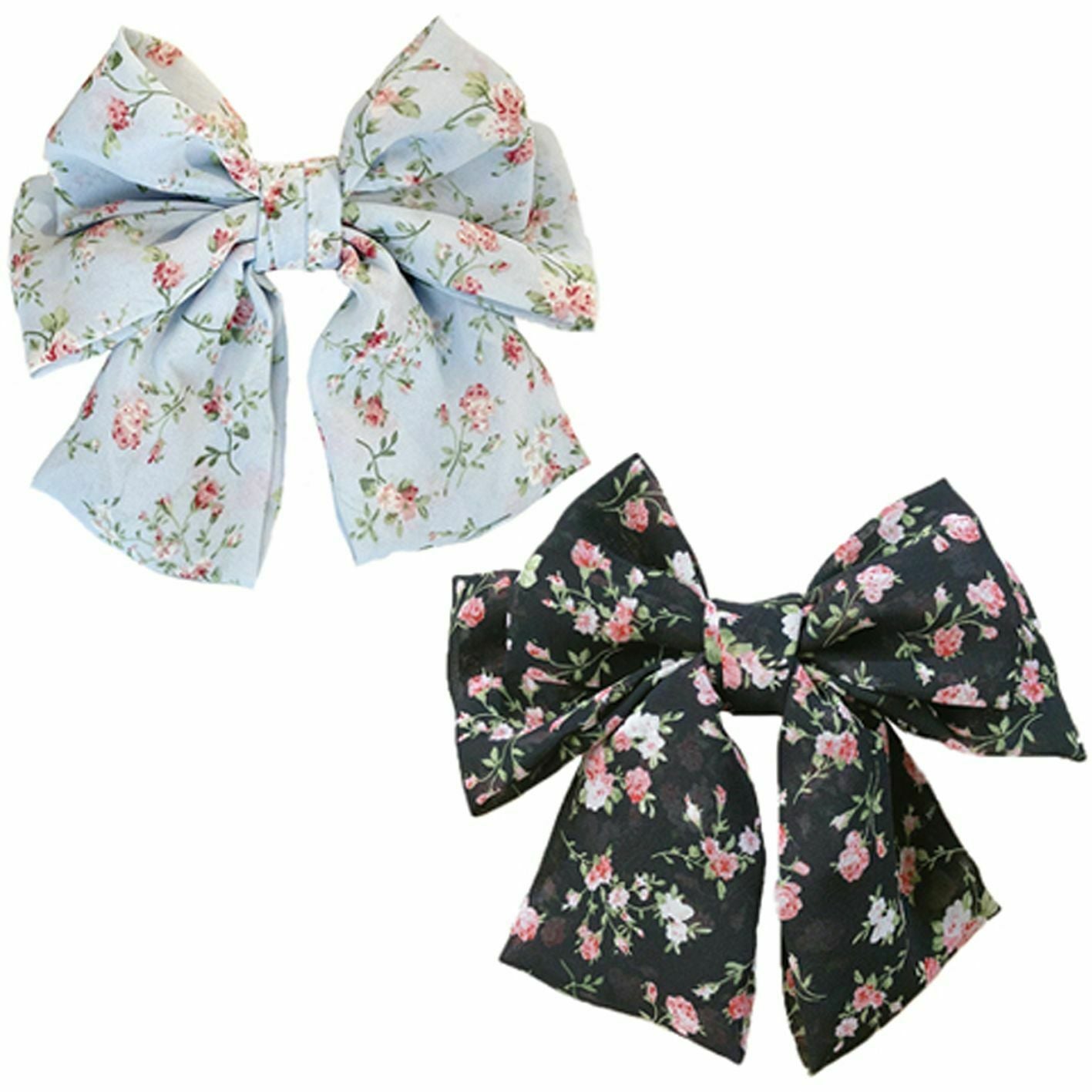 Styling Tools Floral Printed Bow hairpin Barrettes Bowknot Hair Clip Headwear