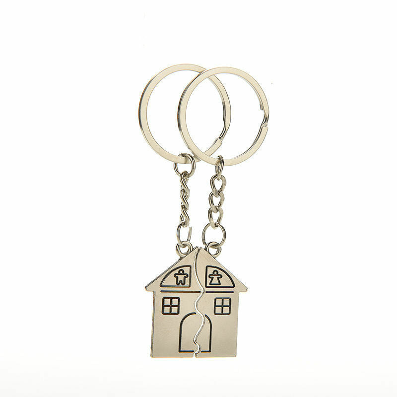 2 X Couple Gift Romantic House Keychain Personalized Souvenirs Lanyard WGJCAU Tt