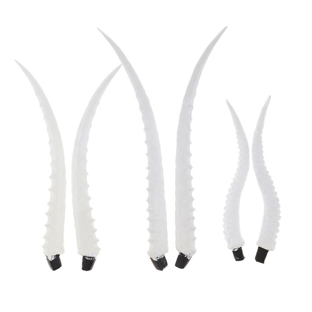 45cm Artificial Antelope Horns Costume Accessory for DIY Hair Headband Hoop