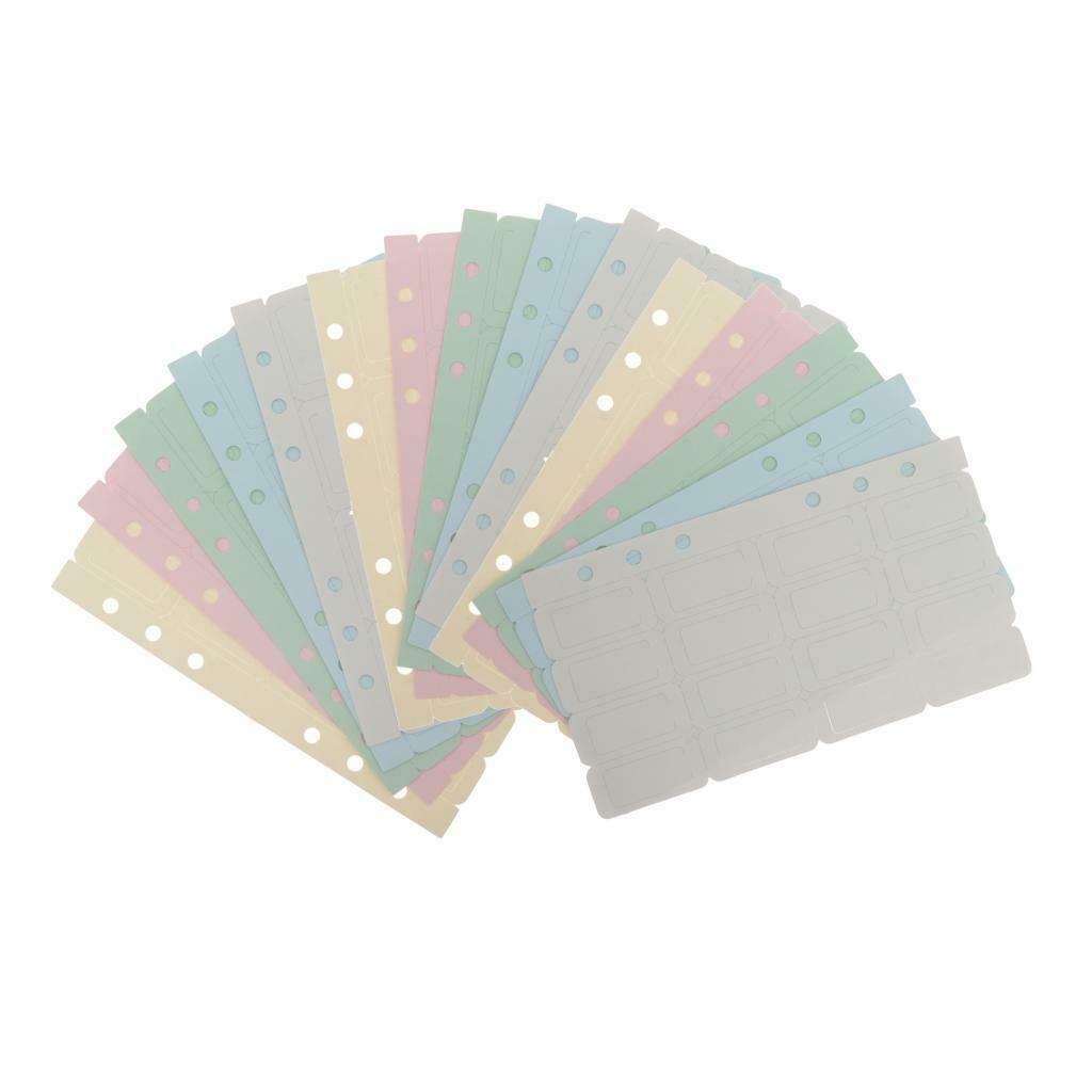15pcs Bookmarks Makaron Solid Color Sticky Paper Markers for Taking Notes