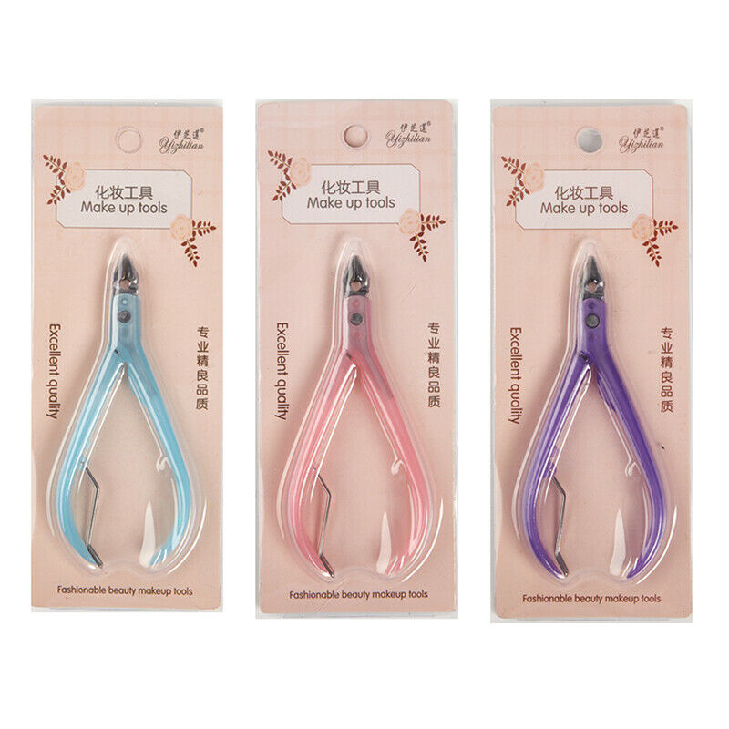 Handle Toenail Ingrown Nail Art Cuticle Nipper Manicure Scissor Tool Pedicur KX