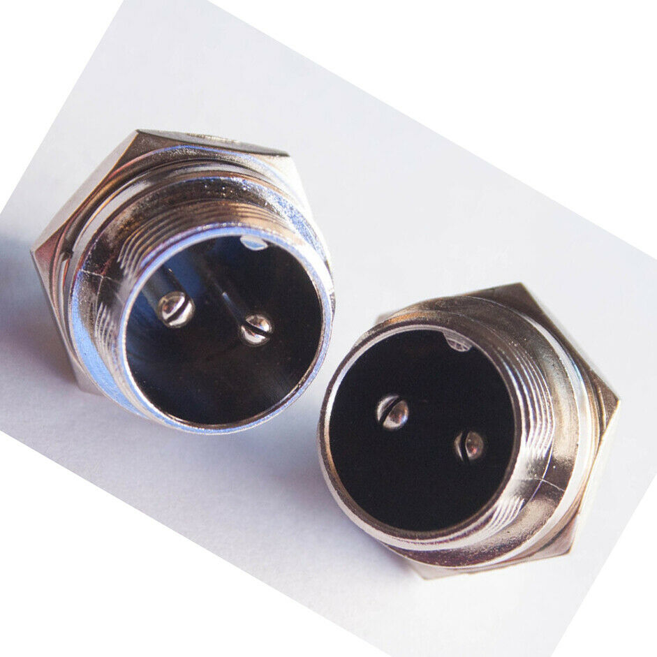 2pcs 2pin male Connetor 16-2P Fit TIG Welding Torch Plasma Cutter Torch [M1]