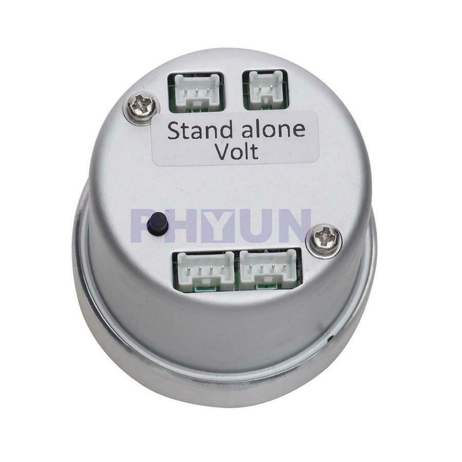 2" 52MM Car Oil Pressure Guage 0-10BAR +Electronic Sensor Holder For 12V Vehicle
