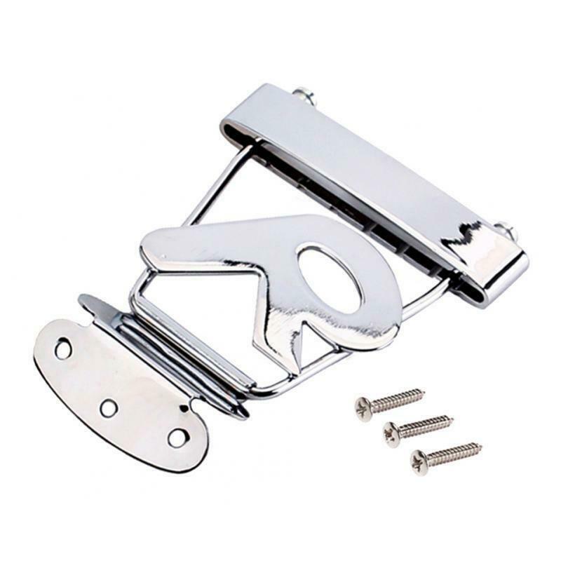 6-String Guitar R Trapeze Tailpiece for Archtop Jazz Guitar Bass Guitar Bridge