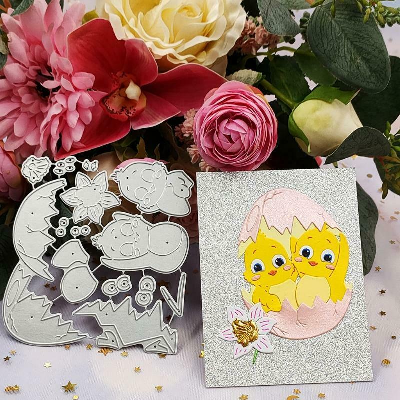 Chick Metal Cutting Dies Stencil Scrapbooking DIY Album Stamp Paper Card Mold