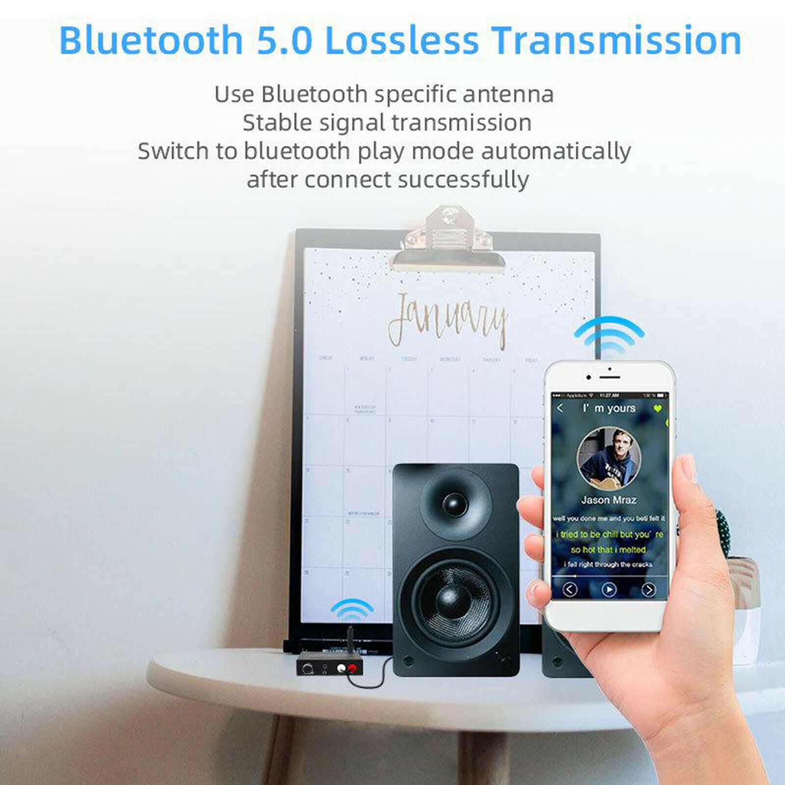 192kHz DAC Converter Digital to Analog with Bluetooth Receiver .