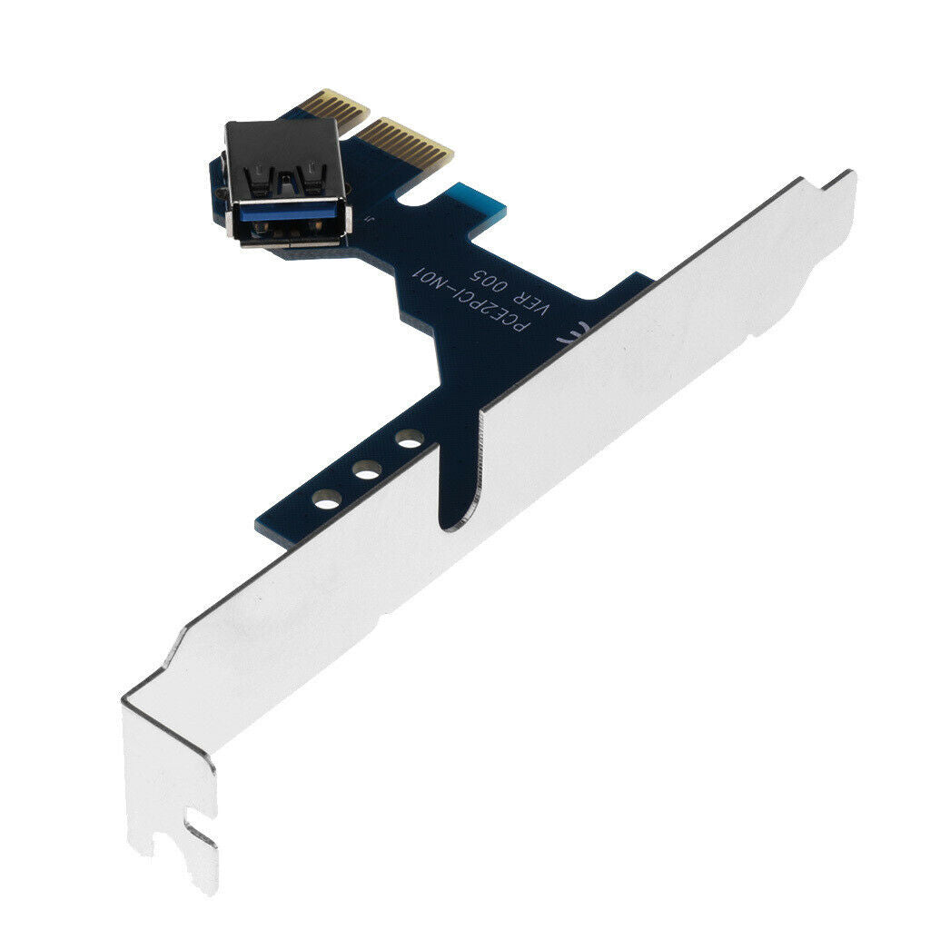 PCI-E PCI Express Riser PCIE Adapter Card With USB Extension Cable